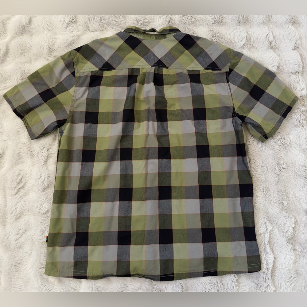 Smartwool Summit County Retro Plaid Button Up Shirt Wool/Cotton size XL - Picture 2 of 6